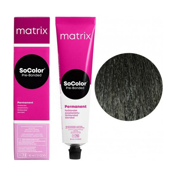 5A Matrix SoColor Pre-Bonded Permanent Фарба для волосся 90 мл
