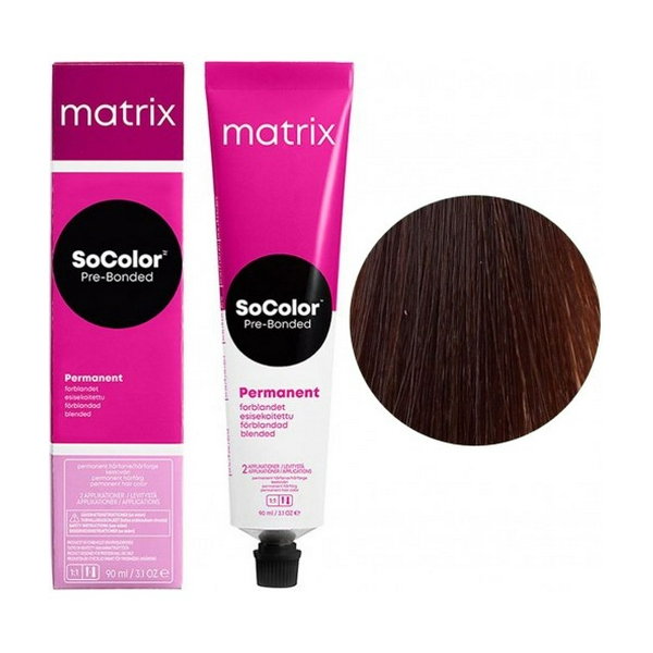 6N Matrix SoColor Pre-Bonded Permanent Фарба для волосся 90 мл