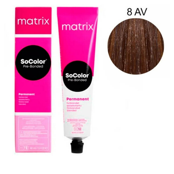 8AV Matrix SoColor Pre-Bonded Permanent Фарба для волосся 90 мл