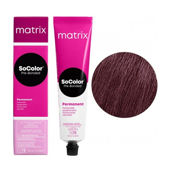 6MV Matrix SoColor Pre-Bonded Permanent Фарба для волосся 90 мл