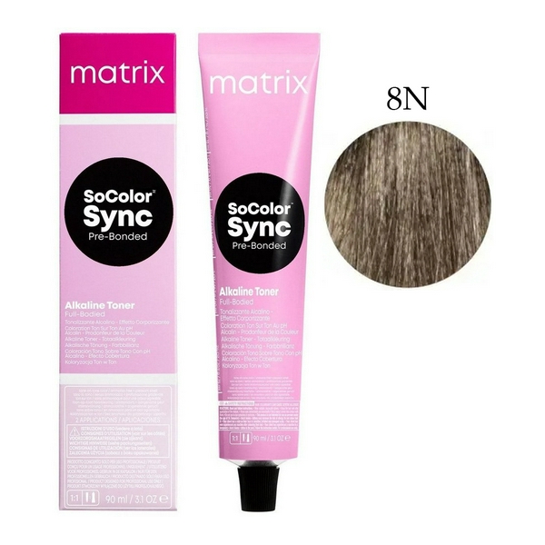 8N тонуюча фарба 90мл Color Sync MATRIX NEW