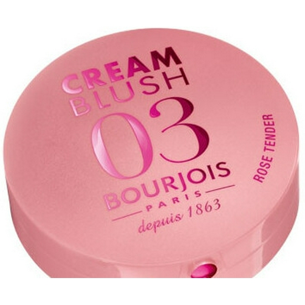 BOURJOIS Рум'яна для обличчя кремові стійкі з пудровим ефектом №03 Натуральний рожевий (2.5 г)