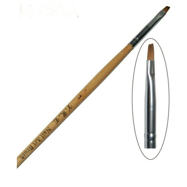 YRE Пензлик для гелю скошений YKDS-01