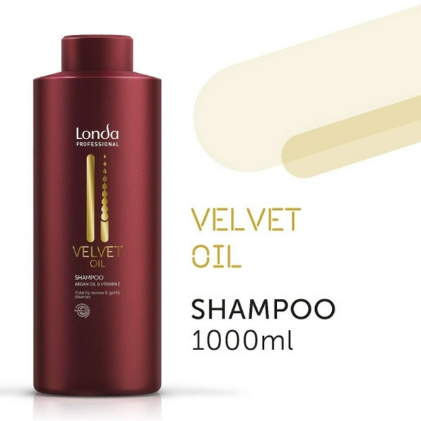 Londa VELVET OIL Шампунь з аргановим маслом, вітаміном Е та пантенолом 1000 мл