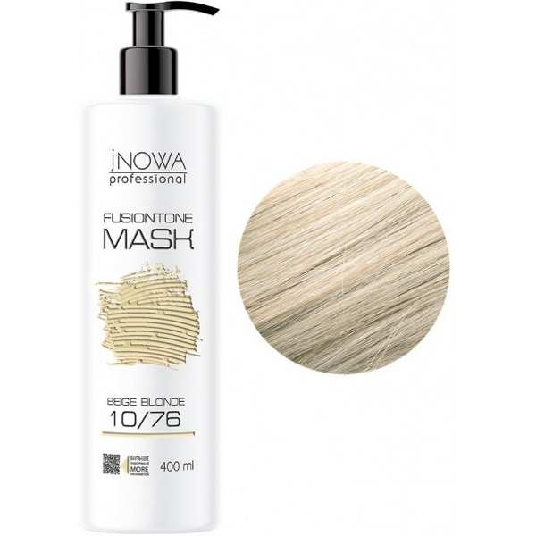 Тонуюча маска jNOWA Professional FusionTone Mask 400 мл 10/76 Бежевий блонд