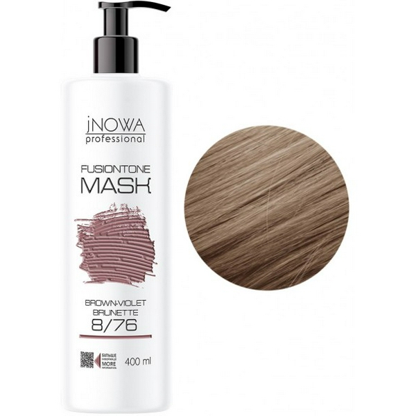 Тонуюча маска jNOWA Professional FusionTone Mask 400 мл 8/76 Русявий коричнево-фіолетовий