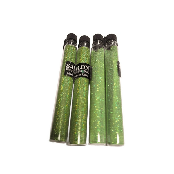 SALON блискітки зелені дрібні голографічні