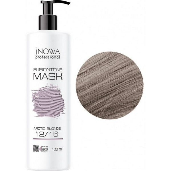 Тонуюча маска jNOWA Professional FusionTone Mask 400 мл 12/16 Арктичний блонд