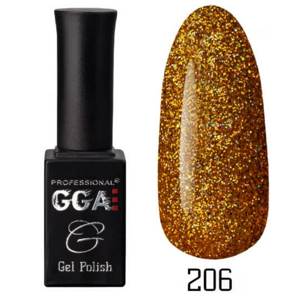 Гель лак GGA Professional 10 мл 206  NEW