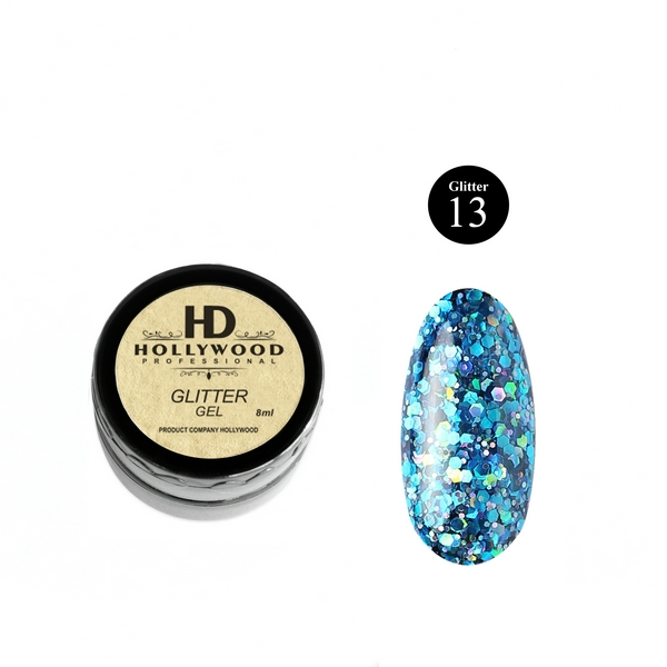 Гель HD GLITTER 13