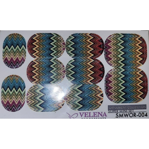 Velena Наклейка на нігті SMWOR-004