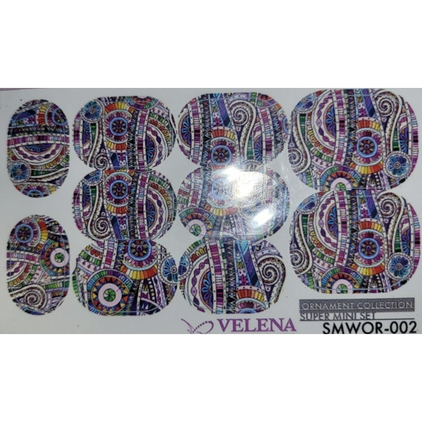 Velena Наклейка на нігті SMWOR-002
