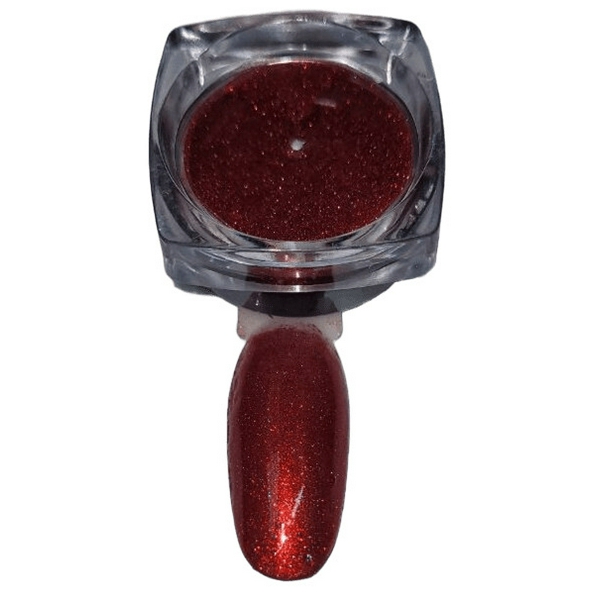 Втирка Nail Art Металік Червоний